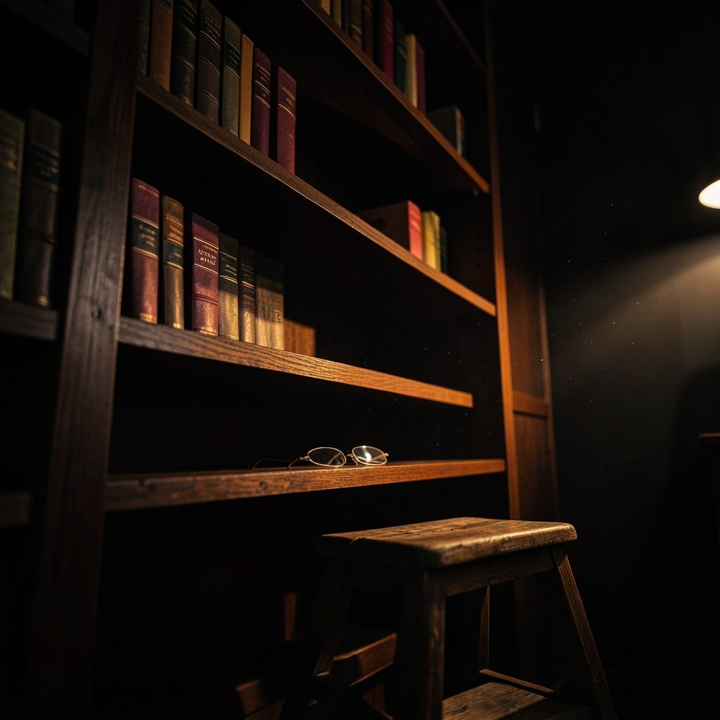 The club's founding table: notebooks, letters, and a well-worn novel